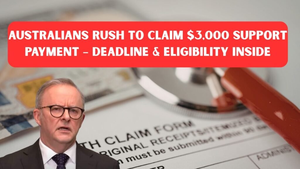 Australians Rush to Claim $3,000 Support Payment – Deadline & Eligibility Inside